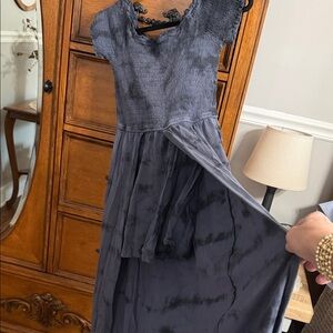 Altar'd State Slate Blue Maxi Dress
